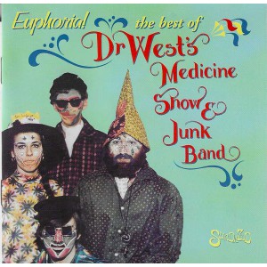 DR. WEST'S MEDICINE SHOW & JUNK BAND Euphoria! (The Best Of) (Sundazed Music – SC 11070) USA compilation CD (Jug Band, Ragtime, Folk Rock, Vaudeville, Psychedelic Rock, Novelty)